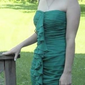 Short Ciffon Dress with Front Detail size 6